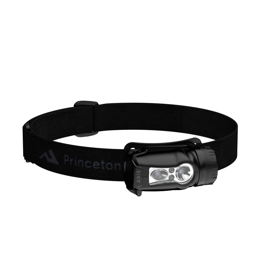 Princeton Tec Axis Li Industrial headlamp emits 450 lumens for demanding worksites.