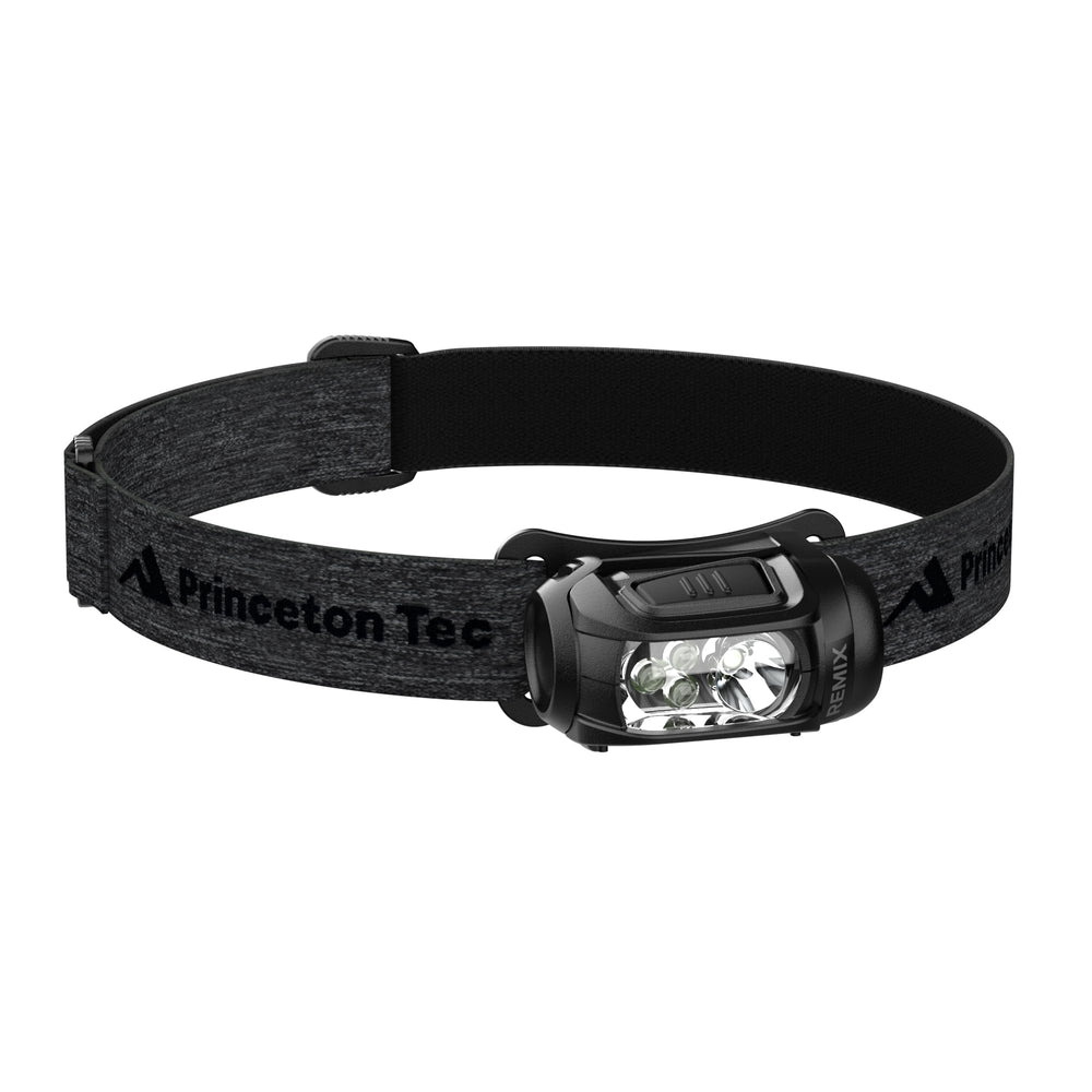 Princeton Tec Remix headlamp beam shows long-range illumination for nighttime hikes