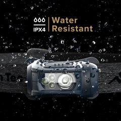 Princeton Tec Remix headlamp displays five modes with simple one-button control.