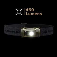 Princeton Tec Remix headlamp IPX4 rating protects against splashes and rain.