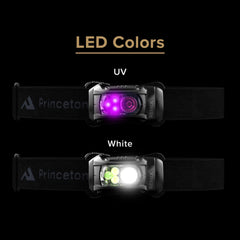 Princeton Tec Remix UV high mode illuminates HVAC/R inspection surfaces
