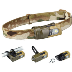 Princeton Tec Snap headlamp attachment enables hands-free use in the outdoors