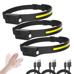 Pristar LED headlamp wide-beam lights your path with broad coverage.