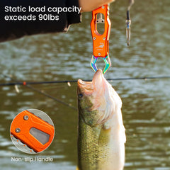 Ergonomic one-handed operation grip for fishing