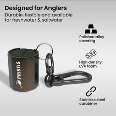 Three-hole design fits most rods including spinning and ice fishing rods