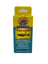 Pro-Cure Addicted Blend Oil salmon attractants bottle highlighting natural scent and bite stimulation.