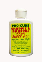 Pro-Cure amino-acids-packed gel delivering strong scent for panfish.