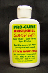 Pro-Cure Anise Krill Super Gel applied to lure increases attraction