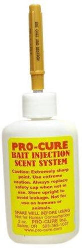 Pro-Cure bait injector scent system 2oz bottle for precise scenting.