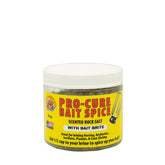 Pro-Cure Bait Spice scented rock salt blended into brine for richer aroma.