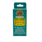 Pro-Cure Garlic Crawfish Super Gel jar closeup, great for bass and artificial baits