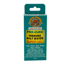 Pro-Cure Inshore Salt Water Super Gel 2oz bottle close-up