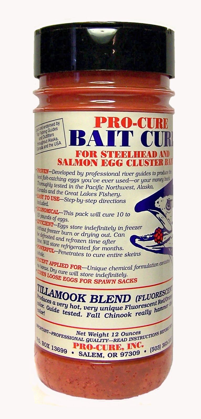 Pro-Cure Original Egg Cure Tillamook Blend bottle highlights easy use and reliable color results