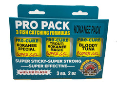 Pro-Cure Pro Pack Kokanee top scents bottle enhances attractant cues for kokanee