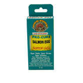 Pro-Cure Salmon Egg Super Gel bottle showing real bait formula for versatile lure use