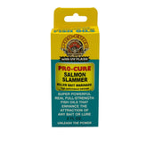 Pro-Cure Salmon Slammer bait oil bottle for marinating baits and boosting scent.