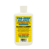 Pro-Cure Salmon Slammer Bait Oil bottle pour boosts attraction for targeted bites.