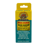 Pro-Cure Sand Shrimp Bait Oil 2oz bottle showing real bait scent for increased bites.