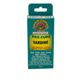 Pro-Cure Sardine Super Gel 2oz bottle highlighting real bait scent for lures.