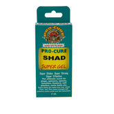 Pro-Cure Shad Super Gel bottle pour enhances scent for walleye lures