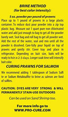 Amino acid blend in Pro-Cure improves lure profile for prawns