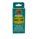 Pro-Cure Sweet Corn Super Gel bottle closeup shows real bait formulation for freshwater fishing.