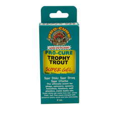 Pro-Cure Trophy Trout Super Gel 2 oz bottle close-up