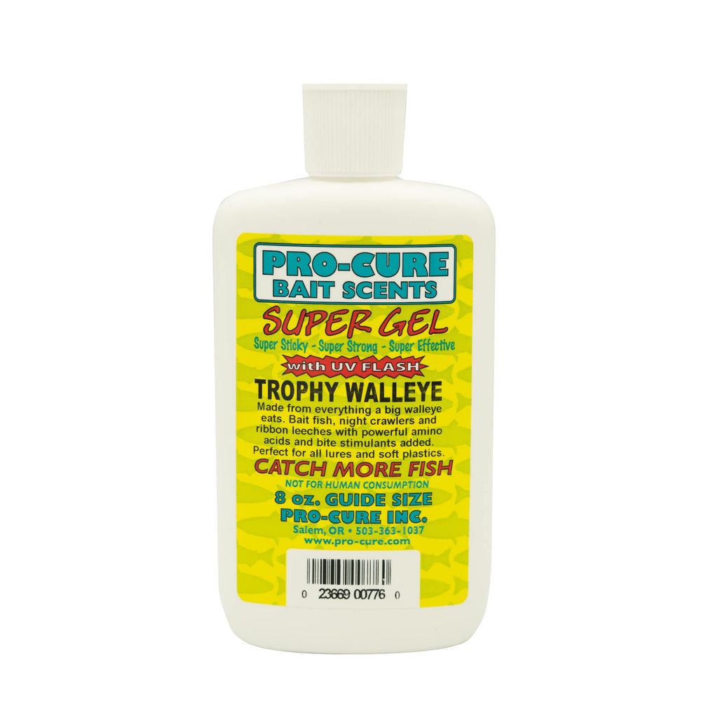 Pro-Cure Trophy Walleye Super Gel 8 oz bottle