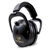 Pro Ears Gold II 26 ear muffs closeup showing comfortable gel seals for extended wear