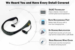 Pro Ears Stealth 28 behind-the-head fit designed for hats and gear in the field