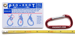 Pro-Knot Knot Tying Kit carabiner and practice cords for hands-on testing.