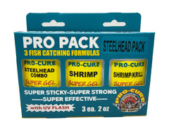 Pro Pack Steelhead featuring Steelhead Combo, Shrimp, and Shrimp Krill Super Gel scents