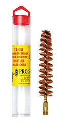 Pro Shot 12g chamber brush with gold finish for precise chamber maintenance