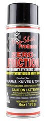 Pro-Shot Zero Friction Spray bottle used to protect and lubricate metal gun components.