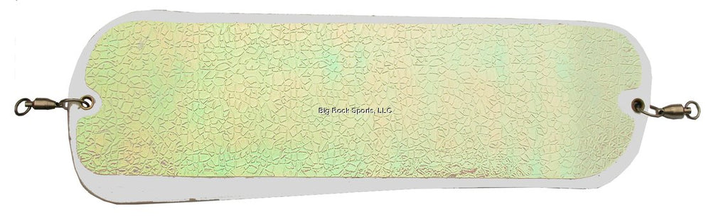 Pro-Troll HotChip 11-Inch Flasher Glow White enhances visibility and attracts salmon with EChip action