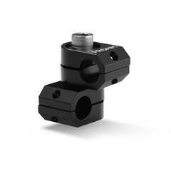 PROAIM Houdini 360° clamp demonstrates 16mm rail rotation for versatile rigging setups.