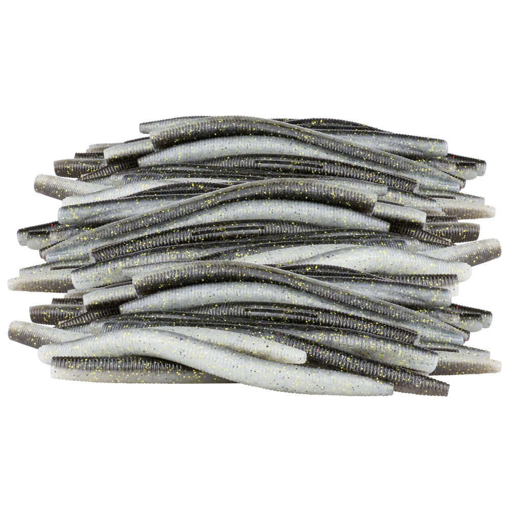 PROBITE soft worm 100pcs pack for versatile bass fishing