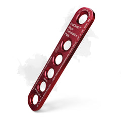 ProClimb rope termination plate front view, 22 kN capacity for 16–19 mm fiber rope