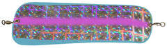Proco HotChip 11 Flasher Plaid on Blue with EChip attracts salmon