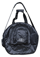 Professional's Choice rope bag backpack black, front view with accessible pockets for on-the-go use.