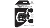 ProFISHiency Tiny Baitcast Reel with clam pack, compact and portable.