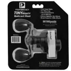 ProFISHiency Tiny Baitcast gear system close-up, smooth retrieves.