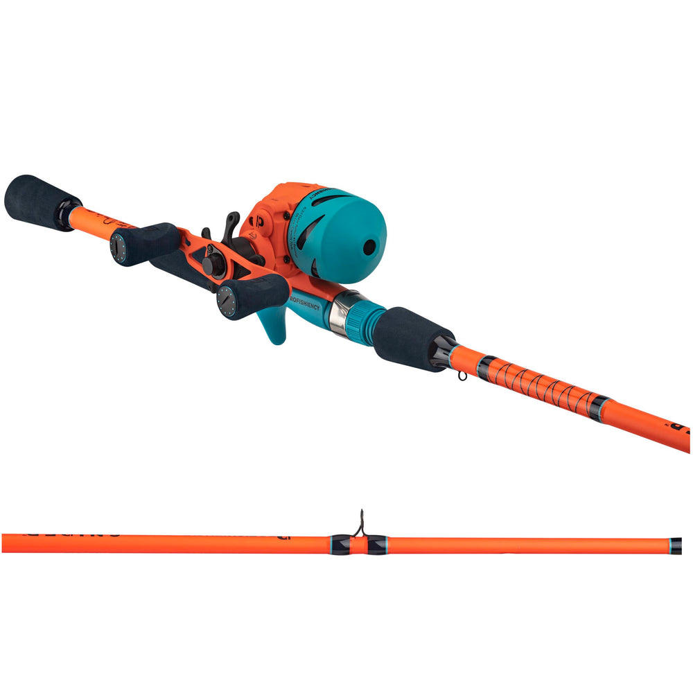 ProFISHiency Sniper Blaze spincast rod 5ft8in with a comfortable grip for easy casting
