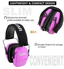 PROHEAR 016 ear protection earmuffs lightweight and durable for long sessions