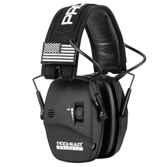 PROHEAR digital electronic earmuffs front view for range with ambient awareness