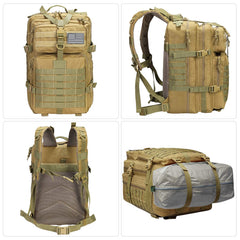 Prospo 40L hydration compatibility image demonstrates easy bladder integration on the go.