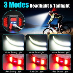 PSDRIQQ headlamp with 240-degree wide-beam for hands-free scenery