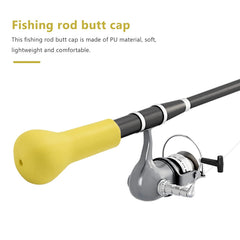 Pteanecay rod holder gimbal pad delivers shock absorption during fights.
