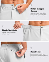 Pudolla shorts with elastic waistband offer comfortable fit.