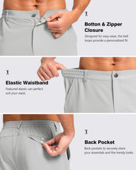 Pudolla shorts showing water-resistant breathable fabric for quick-dry comfort.